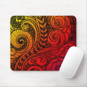 Doodle Pop Standard Mouse Pad Mousepad (Mit Mouse)