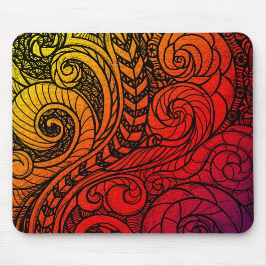 Doodle Pop Standard Mouse Pad Mousepad (Vorne)