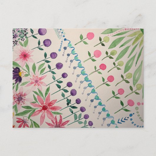 Doodle-Postkarte von Jill Postkarte (Vorderseite)