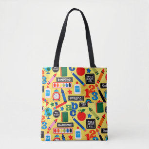 Doodle Preschool Art Teacher Good End of Year Teac Tasche