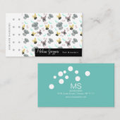 Doodle Puppies Pet Groomer Logos Belohnung Visitenkarte (Vorne/Hinten)