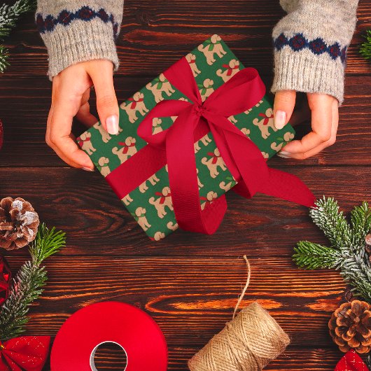 Doodle Puppy Dodge Weihnachtsfeiertag Geschenkpapier