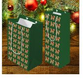 Doodle Puppy Dodge Weihnachtsfeiertag Mittlere Geschenktüte