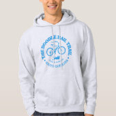 Doodle Rail Trail (Radfahren) Hoodie (Vorderseite)