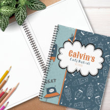 Doodle Rockets im Leerzeichen Blaue Musterbezeichn