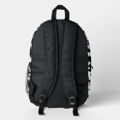 Doodle-Rucksack Bedruckter Rucksack (Rückseite)