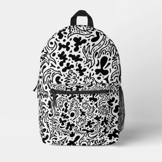 Doodle-Rucksack Bedruckter Rucksack (Vorderseite)