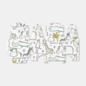 Doodle Safari Geschenkschachtel (Ungefaltet)