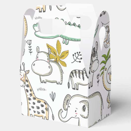 Doodle Safari Geschenkschachtel (Geöffnet)