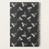 Doodle Sailboat Pattern Planer (Rückseite)