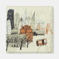 Doodle San Francisco Scene