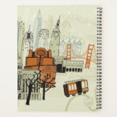 Doodle San Francisco Scene Planer (Rückseite)