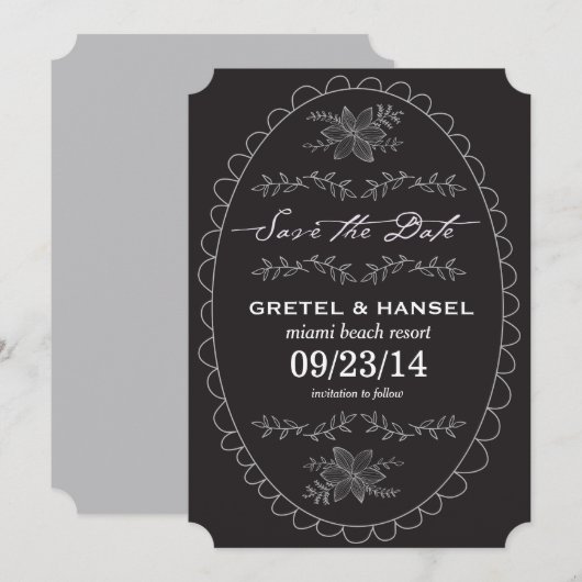 Doodle Save the Date (Vorne/Hinten)