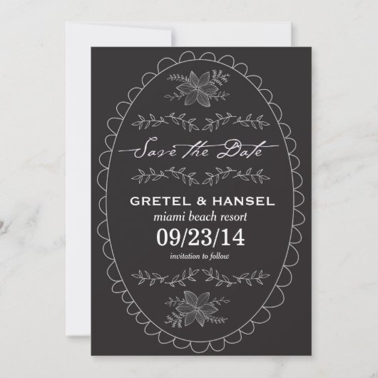 Doodle Save the Date (Vorderseite)