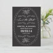 Doodle Save the Date (Stehend Vorderseite)