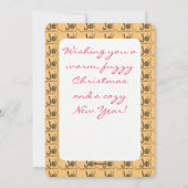 Doodle Schafangora Strickfaser Weihnachten (Rückseite)