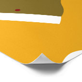 Doodle Schuhe: Hand gezogen Nahtlos. Poster (Ecke)