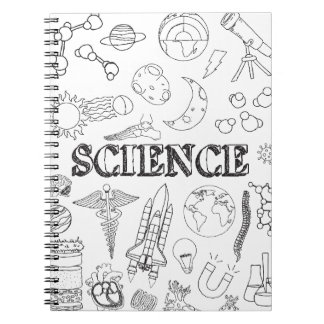 Doodle Science Teacher Doodle Science Art Colour Notizblock