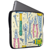 Doodle-Set DIY-Werkzeuge Laptopschutzhülle (Vorne Rechts)