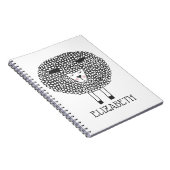 Doodle Sheep Personalisiert Notizblock (Rechte Seite)