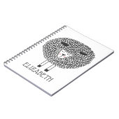 Doodle Sheep Personalisiert Notizblock (Linke Seite)