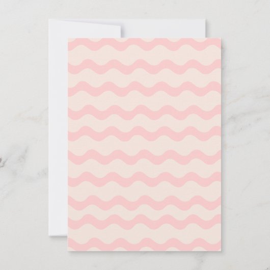 Doodle Sketch Funky Probe Dinner Einladung (Rückseite)