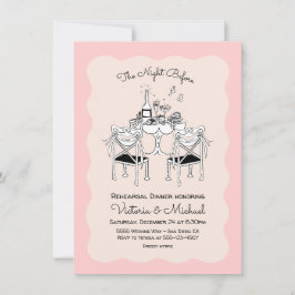 Doodle Sketch Table Chairs Funky Probe Dinner Einladung