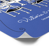 Doodle Sketch Table Chairs Funky Probe Dinner Poster (Ecke)