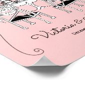 Doodle Sketch Table Chairs Funky Probe Dinner Poster (Ecke)