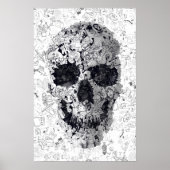 Doodle Skull Poster (Vorne)