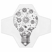 Doodle Solar System in Bulb Fußball (Flach)