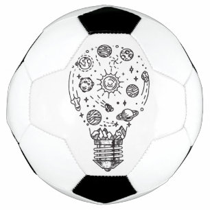 Doodle Solar System in Bulb Fußball