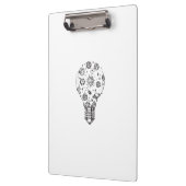 Doodle Solar System in Bulb Klemmbrett (Links)