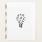 Doodle Solar System in Bulb Planer (Vorderseite)