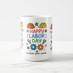 Doodle Spaß Labor Day Kaffeetasse