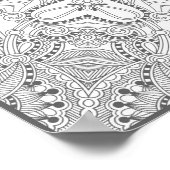 Doodle Square 2 Poster (Ecke)