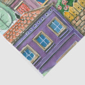 Doodle-Stadt Seidenpapier (Ausschnitt)