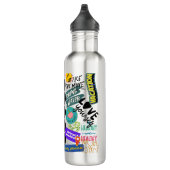 Doodle Sticker Collage Tumbler Wrap - Hydration & Edelstahlflasche (Rechts)
