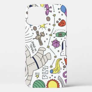Doodle-Stil, Raum-Thema-Abbildung. Case-Mate iPhone Hülle