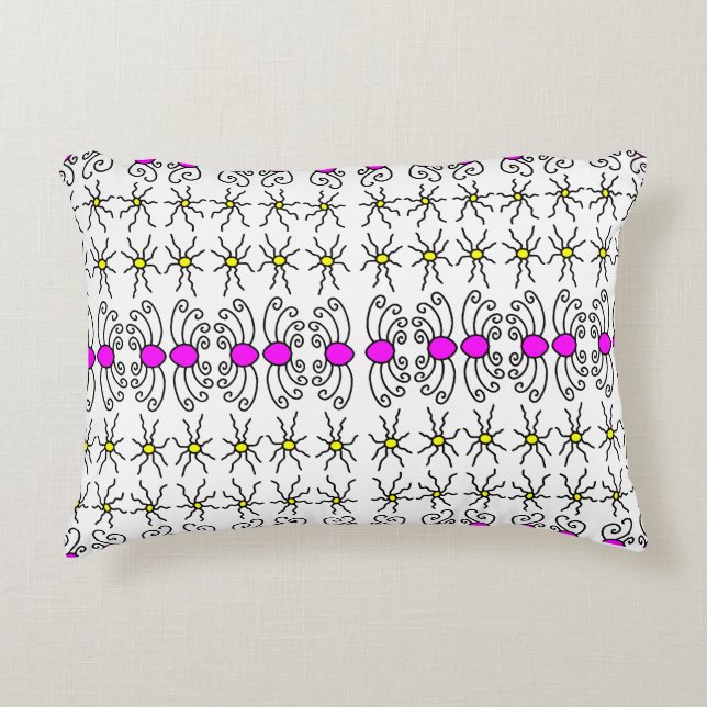 Doodle Sun Dekokissen (Vorderseite)