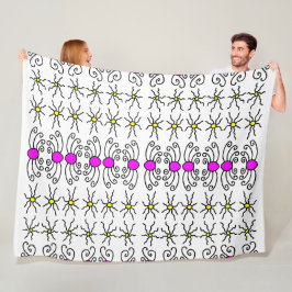 Doodle Sun Fleecedecke