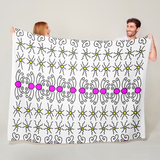 Doodle Sun Fleecedecke (Beispiel)