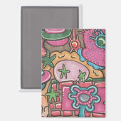 Doodle System Magnet (Vorderseite/Rückseite)