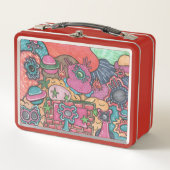 Doodle System Metall Brotdose (Vorderseite)