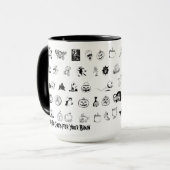 Doodle-Tasse Tasse (Vorderseite Links)