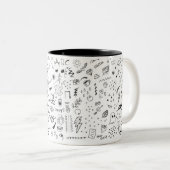 Doodle-Tasse Zweifarbige Tasse (VorderseiteRechts)