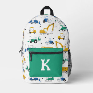 Doodle Transporation Trucks Bedruckter Rucksack
