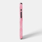 Doodle-Wassertropfen: Vintage-Muster iPhone Hülle (Linke Seite)