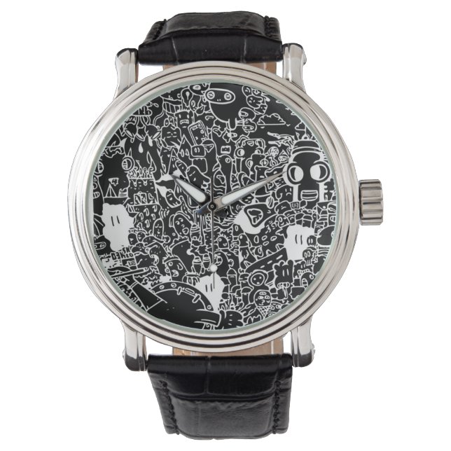 doodle watch armbanduhr (Vorderseite)