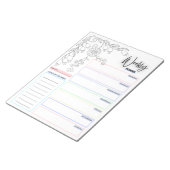 Doodle Weekly Planner Notizblock (angewinkelt)